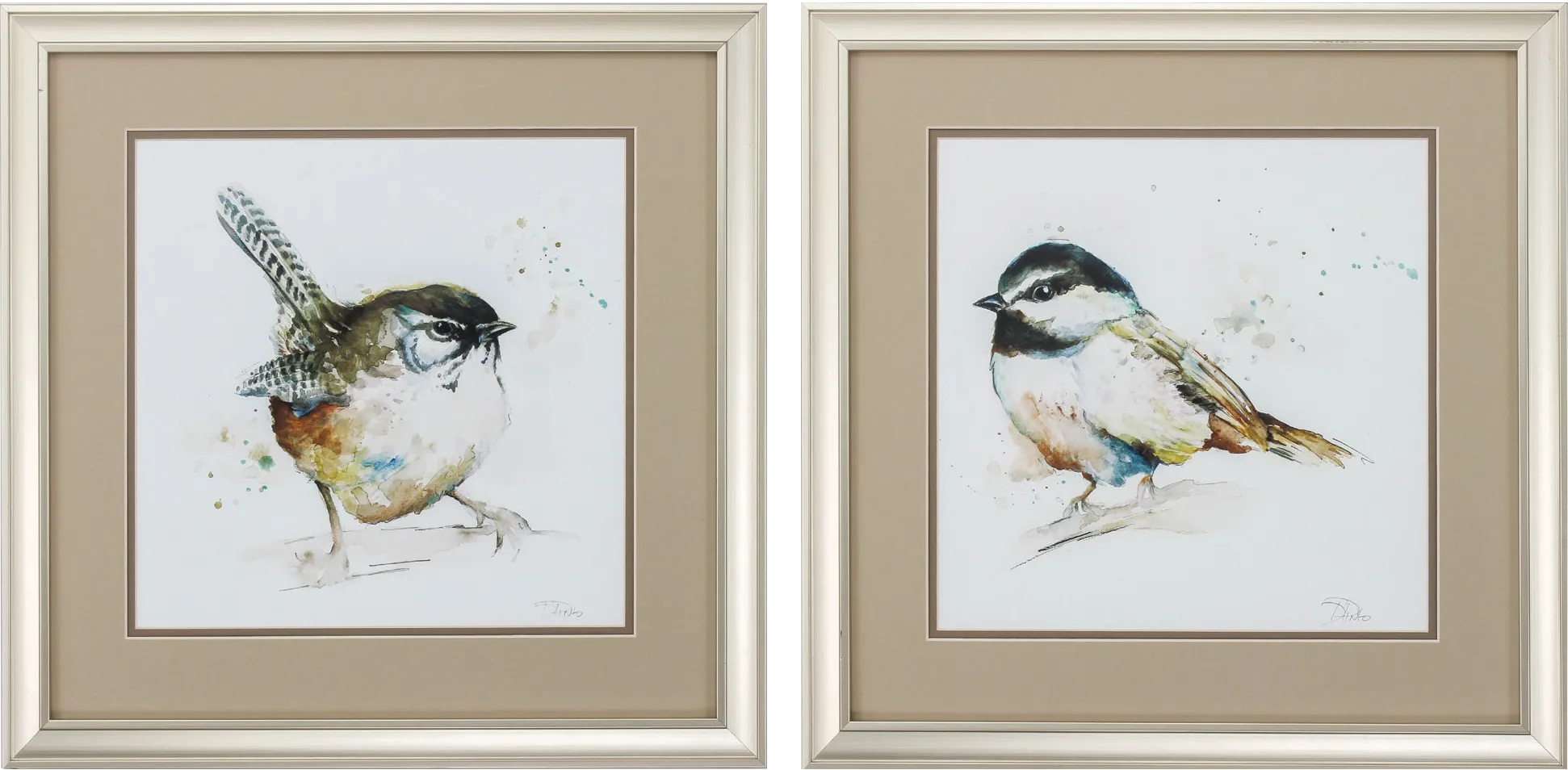Ledroit Beige Artwork, Set of 2 - Thumbnail - Image 1