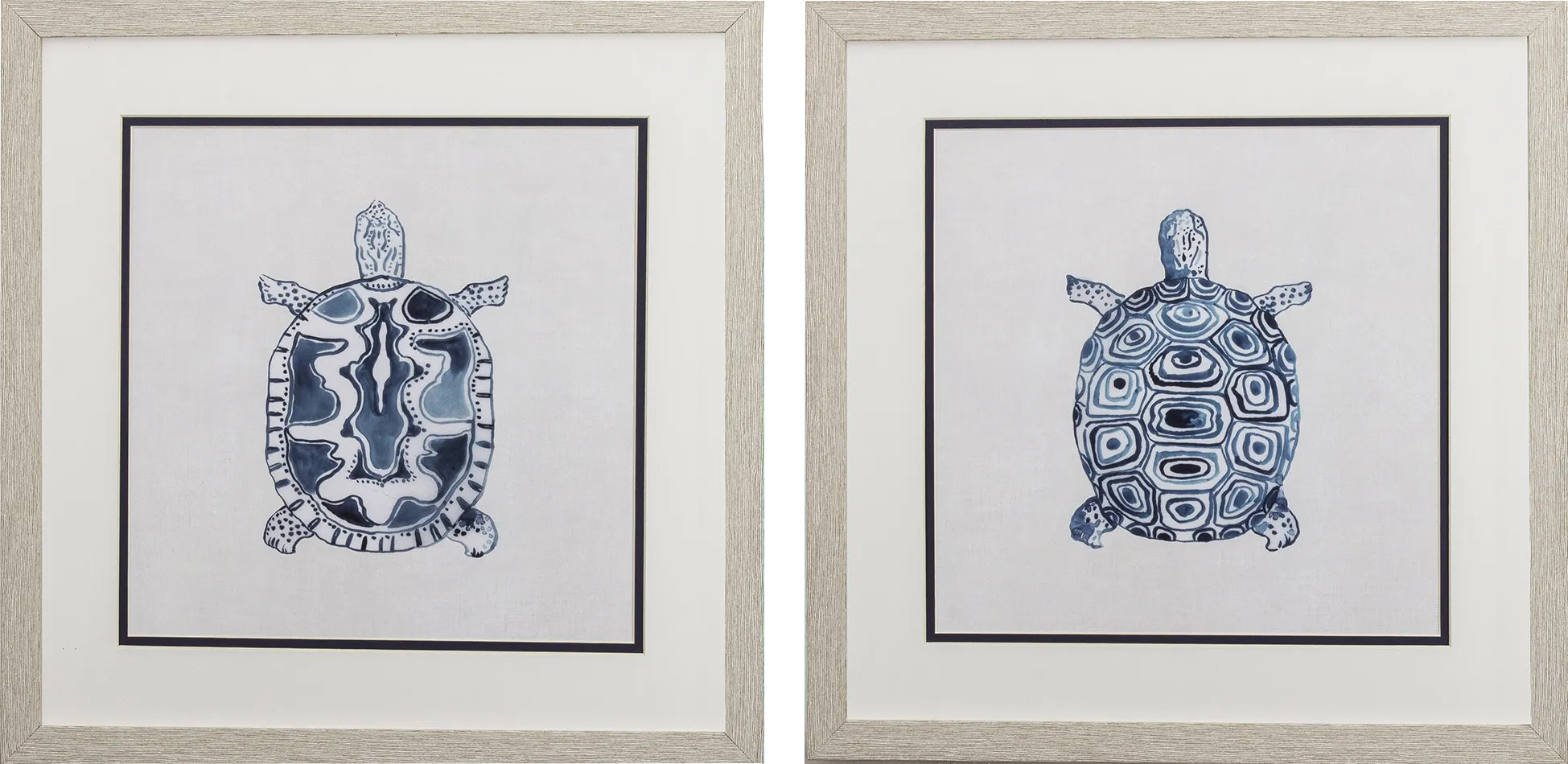 Dinsmore Blue Artwork, Set of 2 - Thumbnail - Image 1