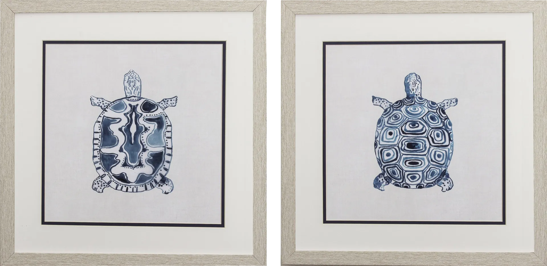 Dinsmore Blue Artwork, Set of 2 - Image 1