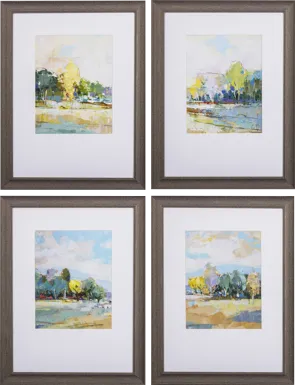 Bandoleer Blue Artwork, Set of 4