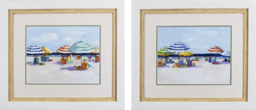 Almagordo Blue Artwork, Set of 2