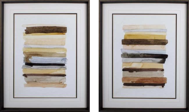 Jaboneria Beige Artwork, Set of 2