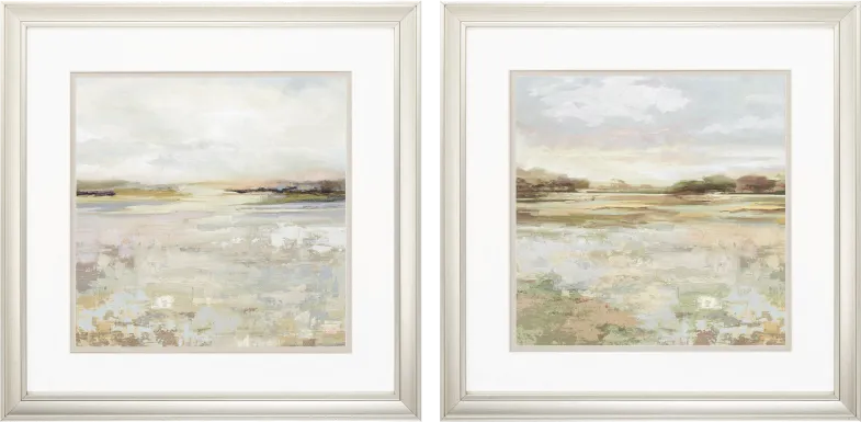Annmillie Orange Artwork, Set of 2