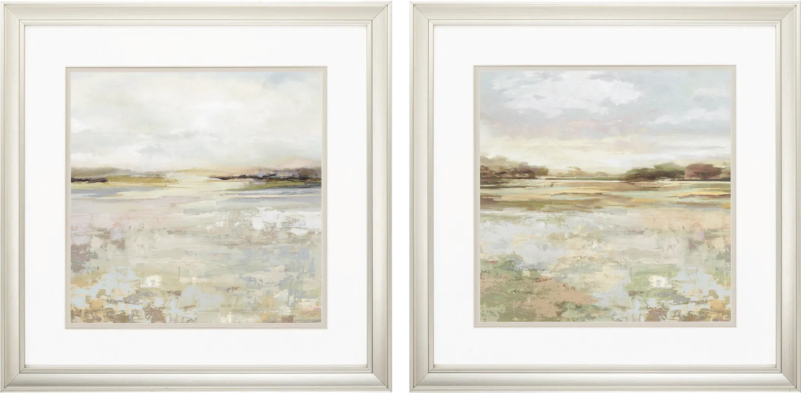 Annmillie Orange Artwork, Set of 2