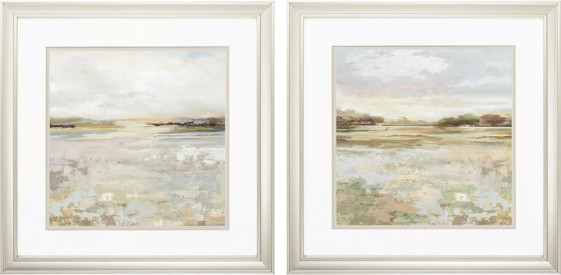 Annmillie Orange Artwork, Set of 2 - Image 1