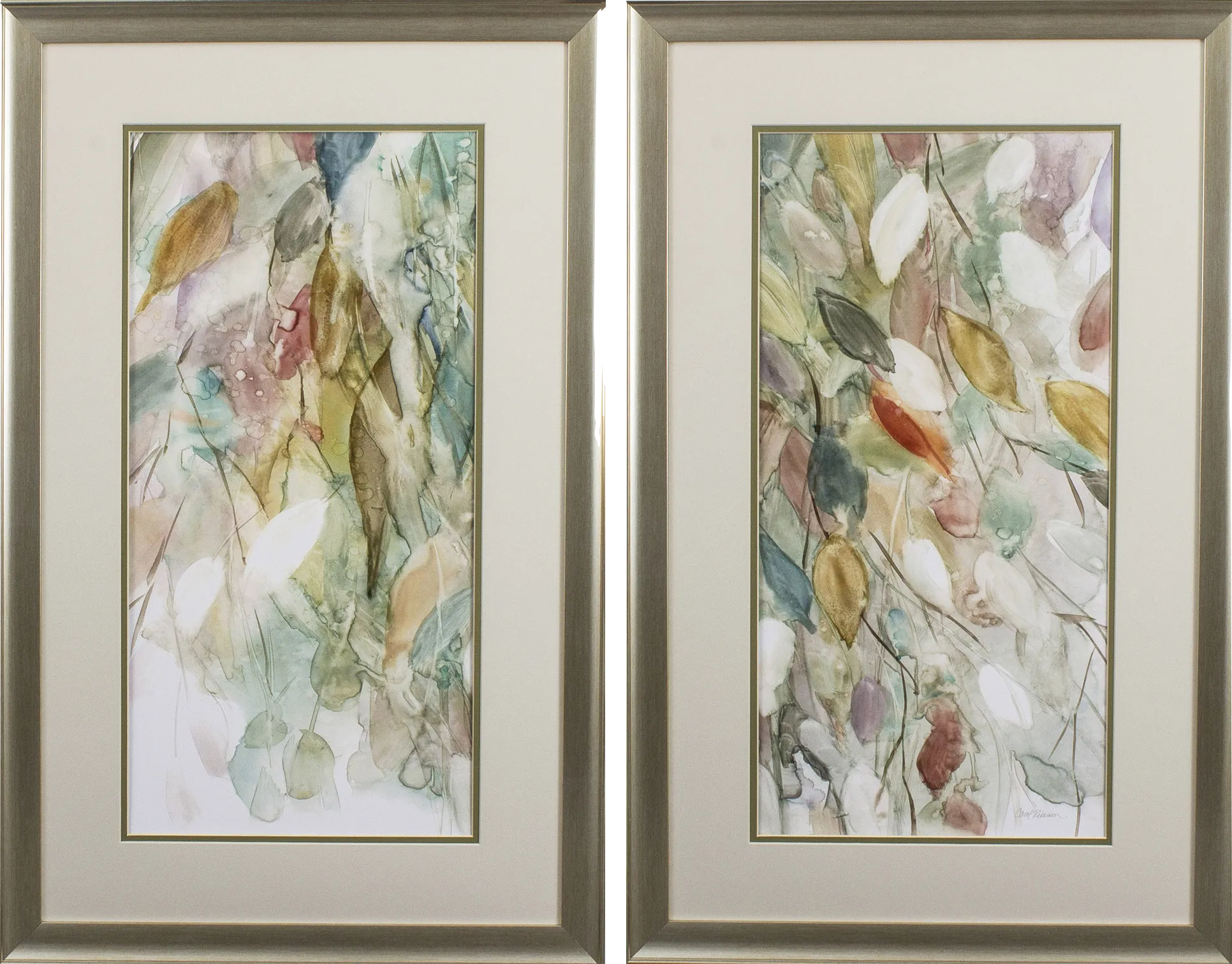 Roeoaks Blue Artwork, Set of 2 - Thumbnail - Image 1