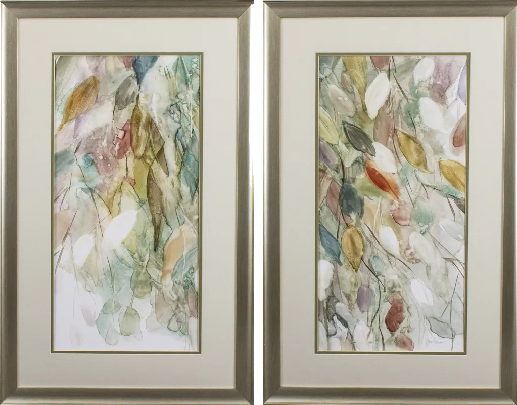 Roeoaks Blue Artwork, Set of 2