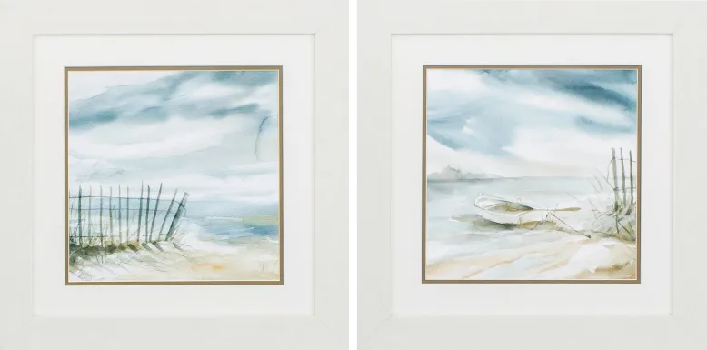 Simmental Blue Artwork, Set of 2