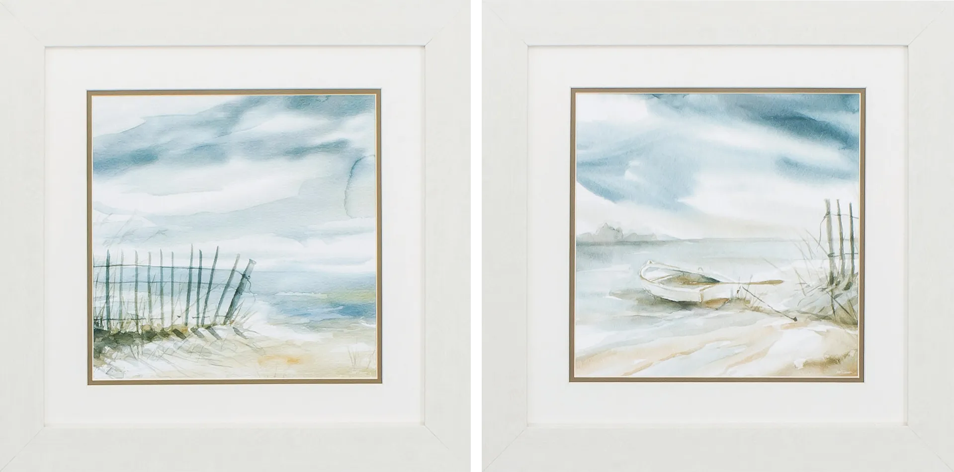 Simmental Blue Artwork, Set of 2 - Image 1