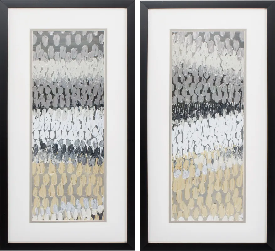 Asoleado Beige Artwork, Set of 2