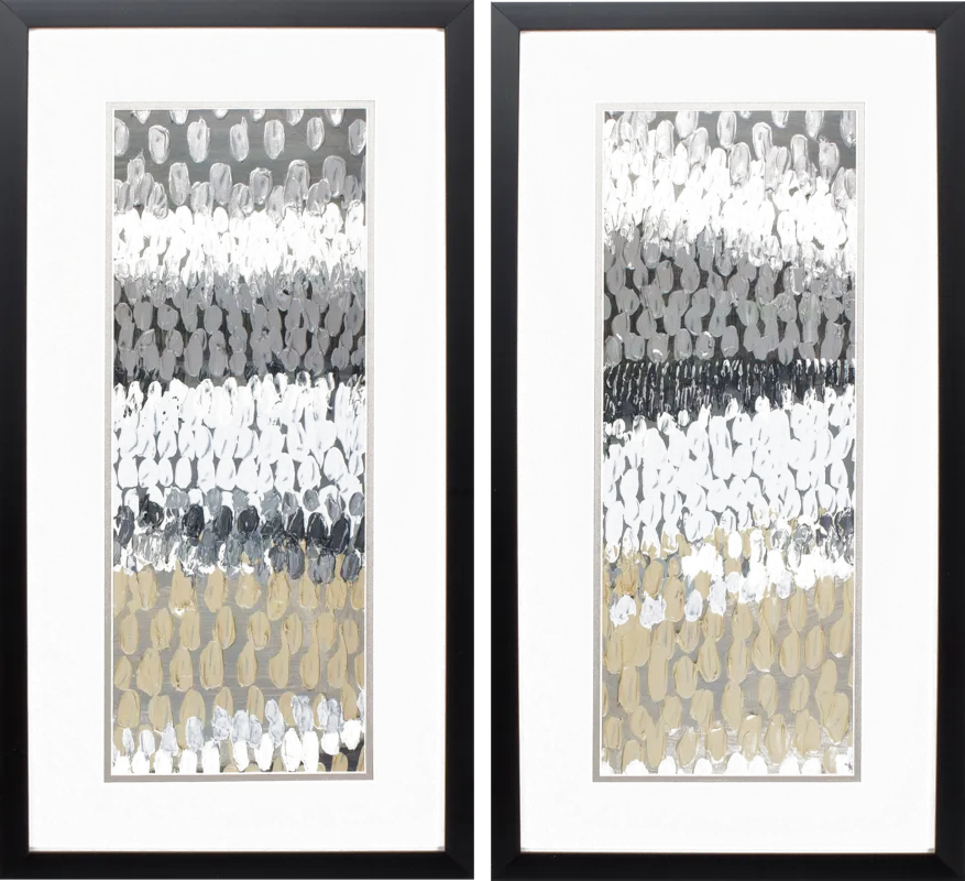 Asoleado Beige Artwork, Set of 2