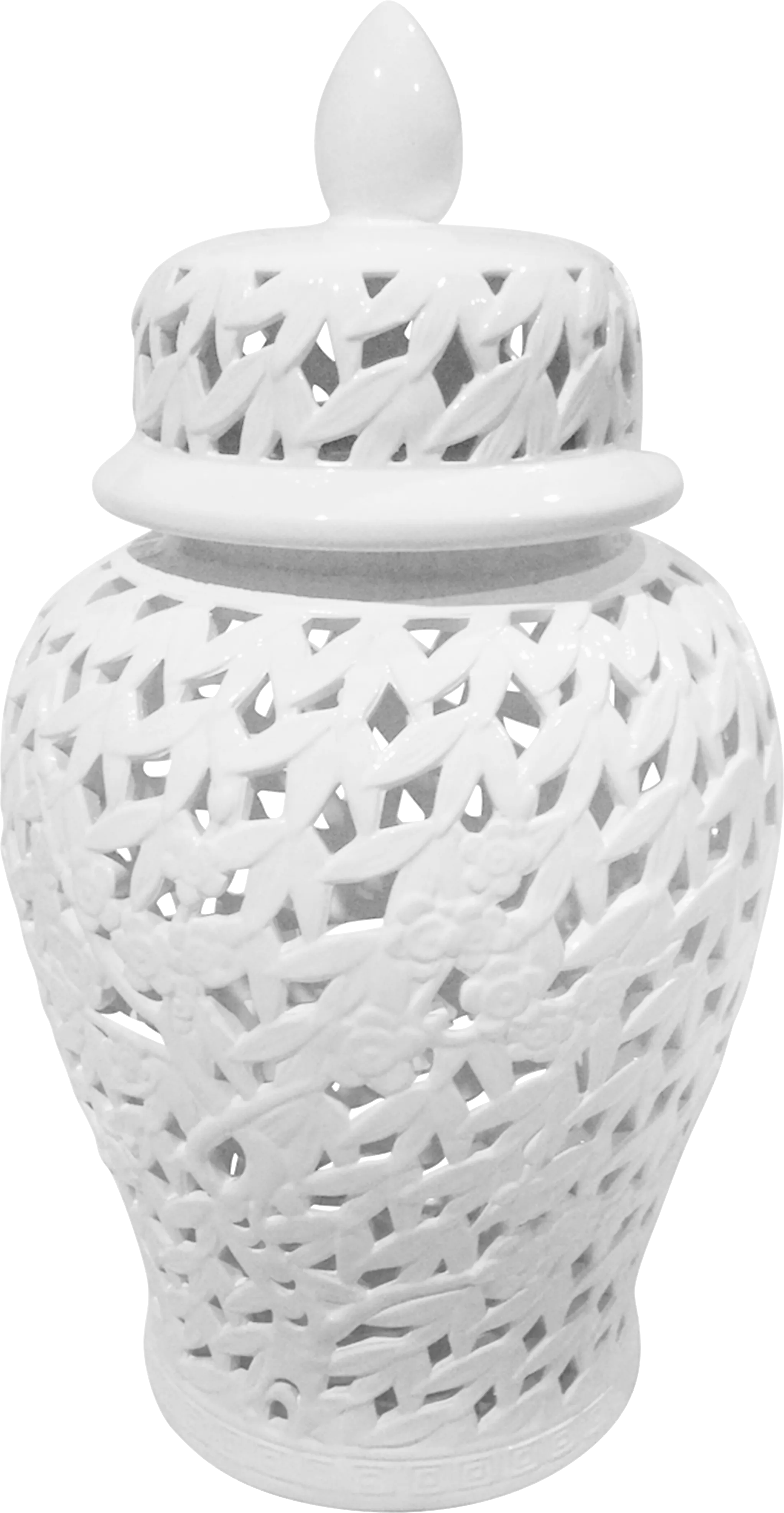 Millenbrook White Large Temple Jar
