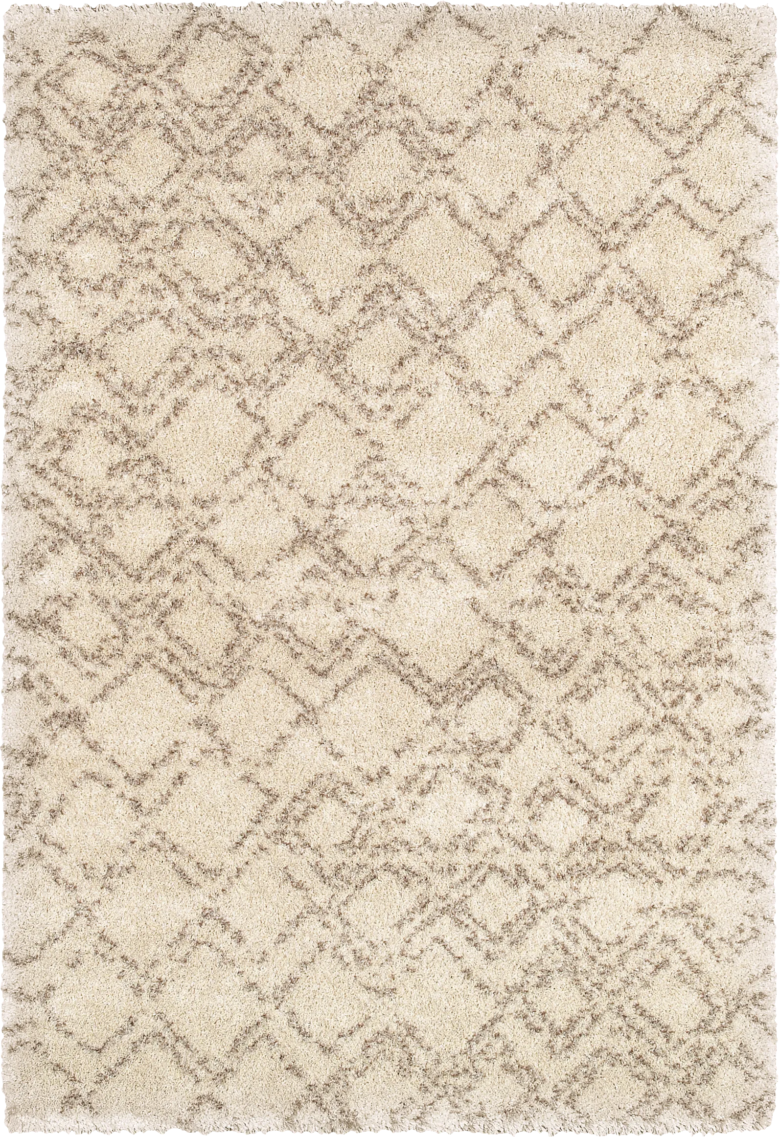 Alalia Ivory 5'3 x 7'6 Rug - Thumbnail - Image 1
