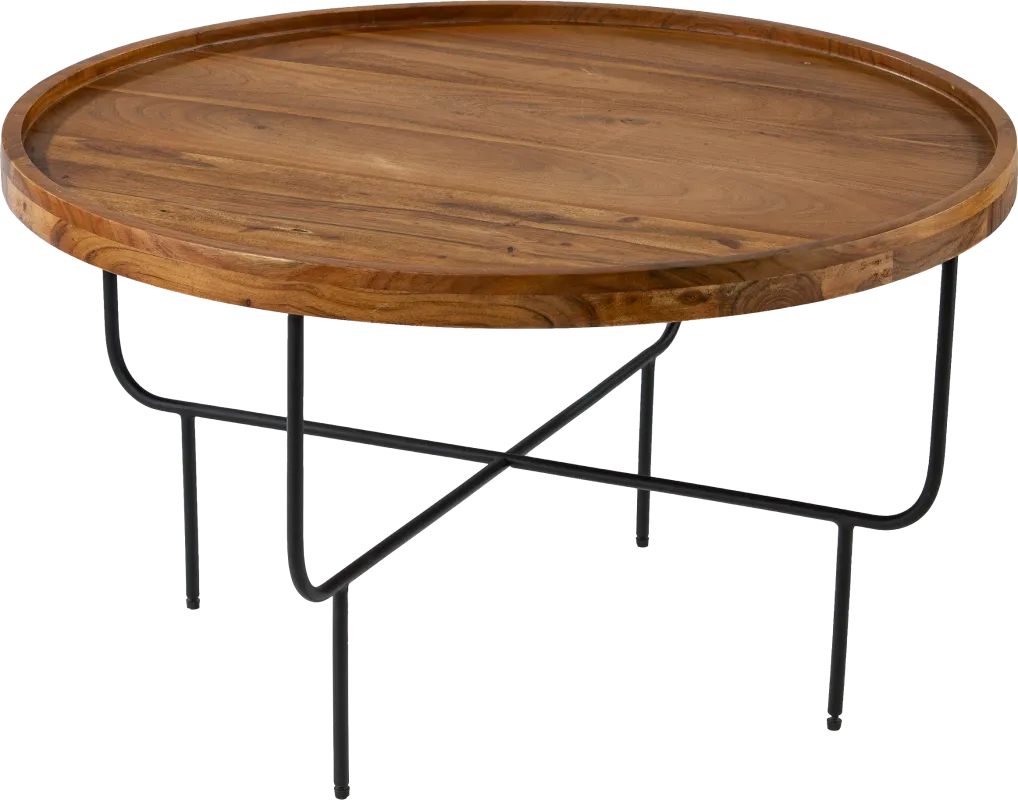 Banyanwood Brown Cocktail Table