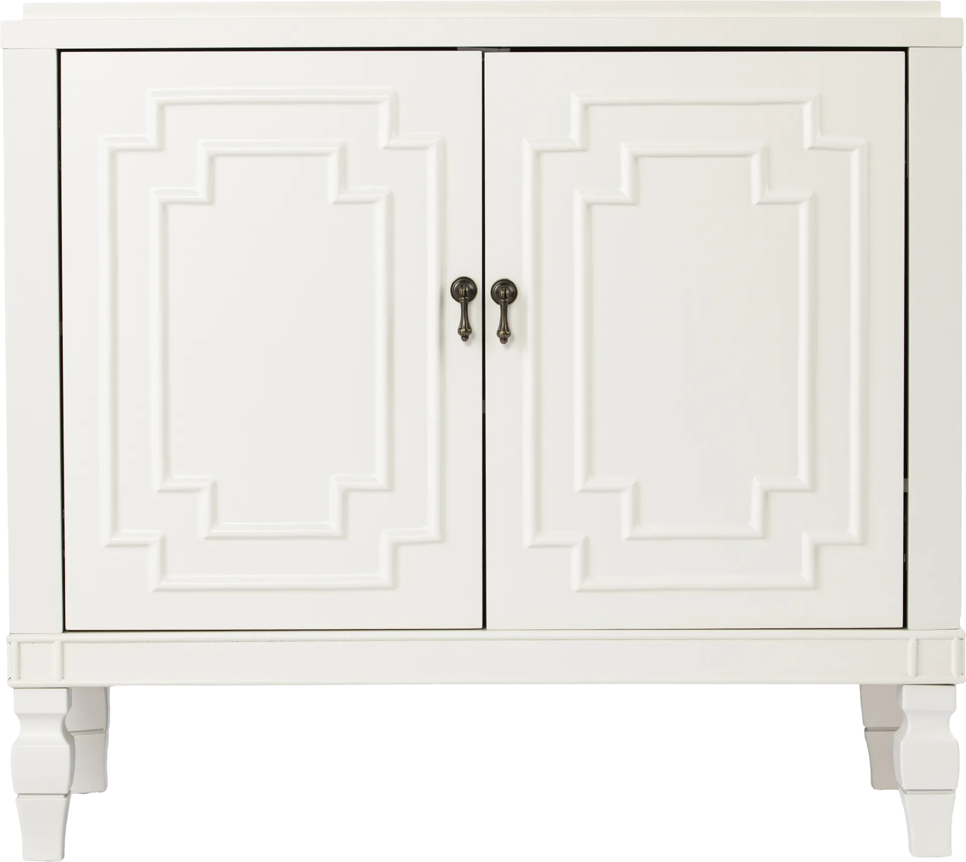 Anseman White Accent Cabinet - Image 1