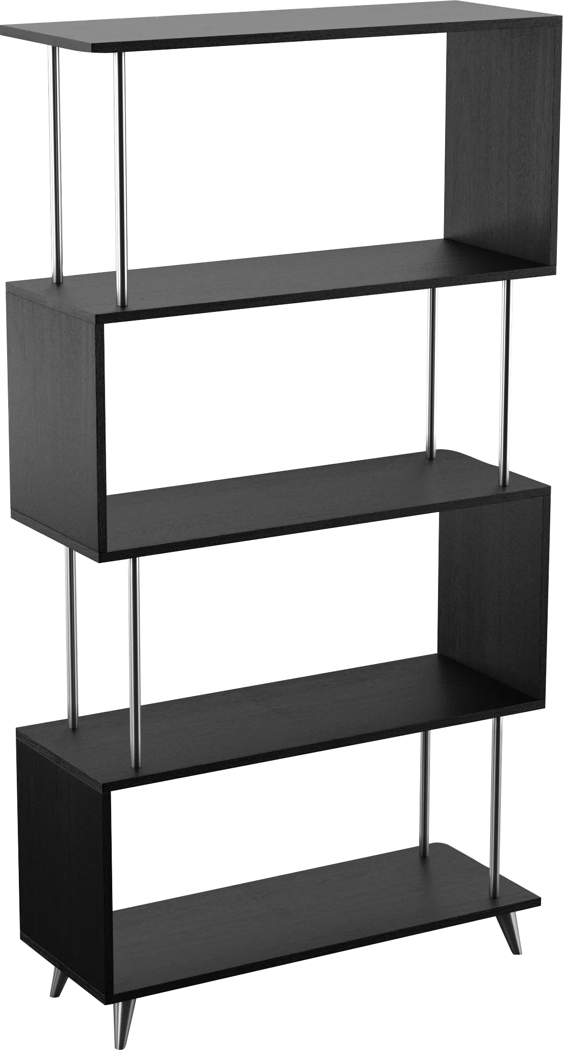 Fontenot Black Bookcase - Image 1