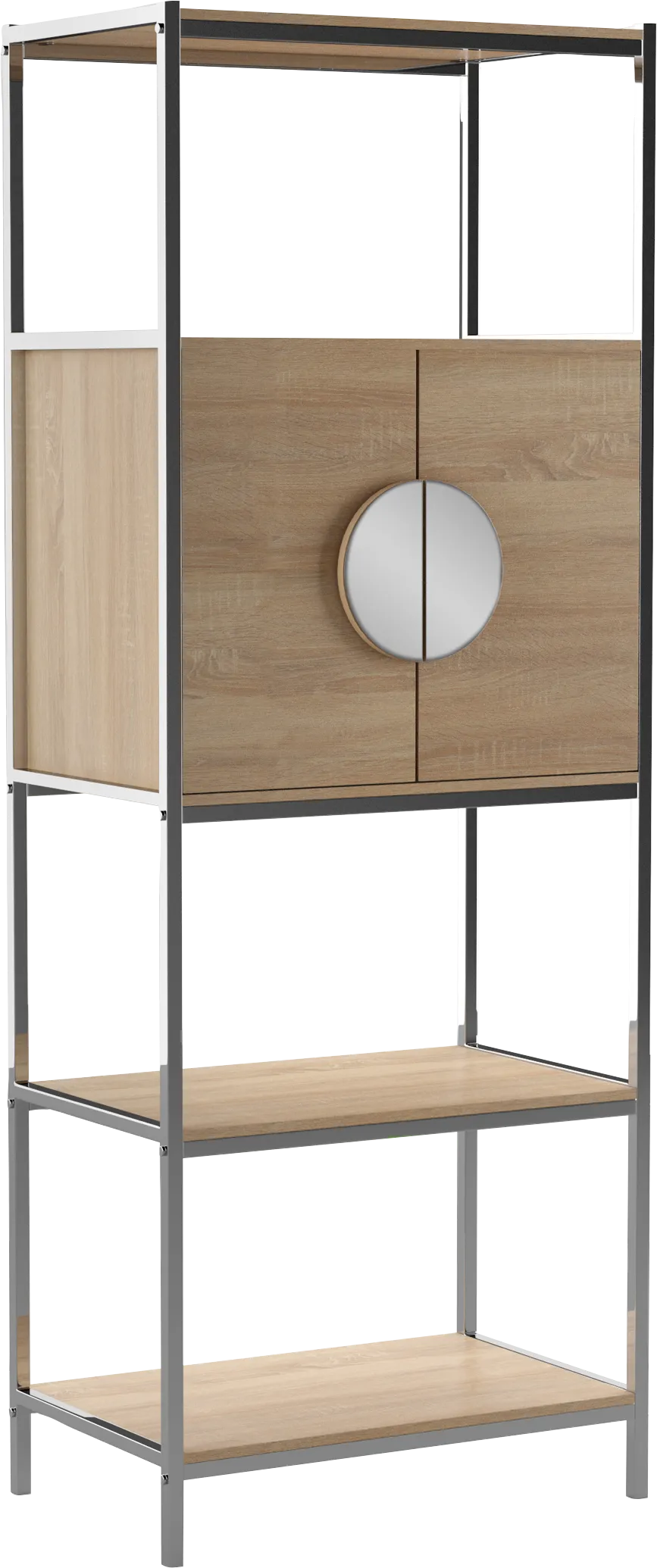 Chesboro Natural Bar Cabinet - Image 1