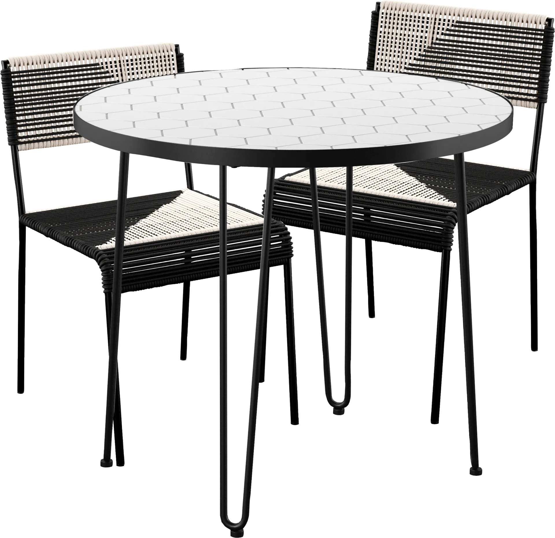 Outdoor Chalmette 3 Pc Dining Set - Image 1