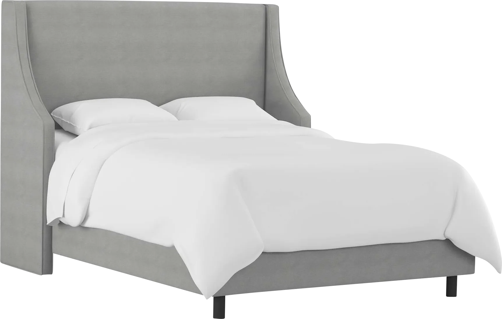 Allyena Gray California King Bed - Thumbnail - Image 1