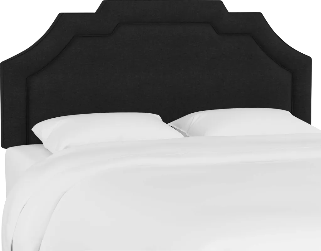 Evarelle I Black California King Headboard