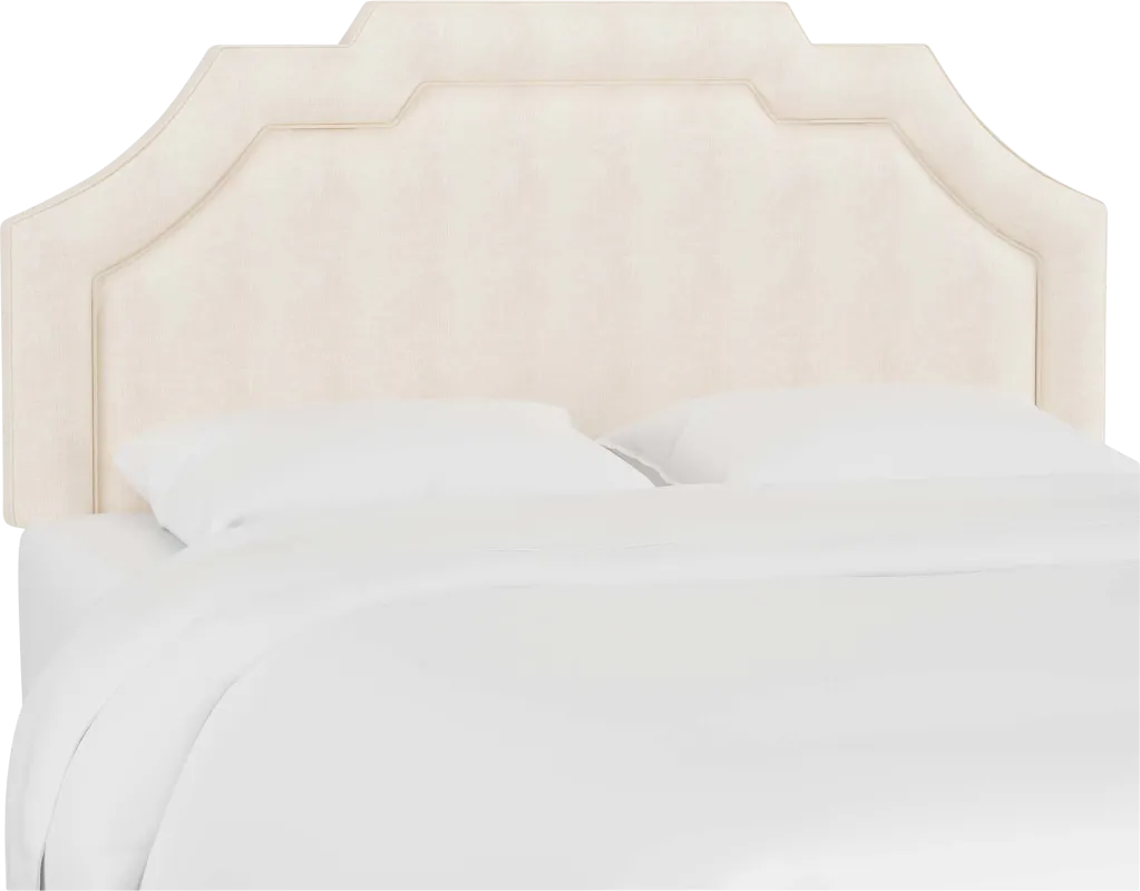 Evarelle I White California King Headboard