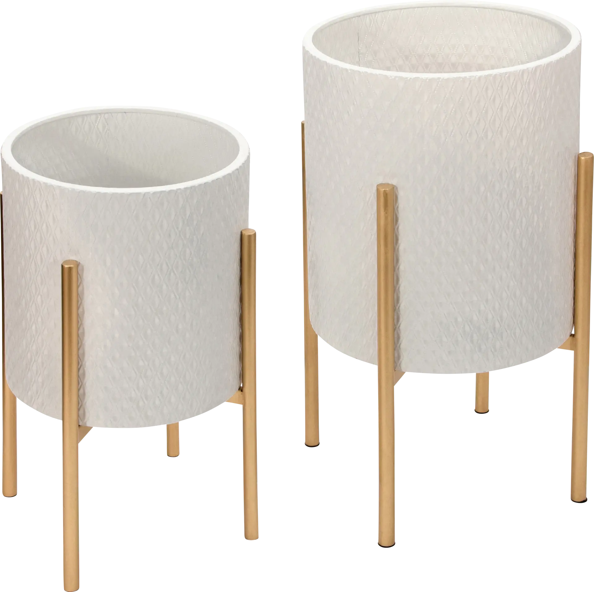 Innglenook White Planter, Set of 2
