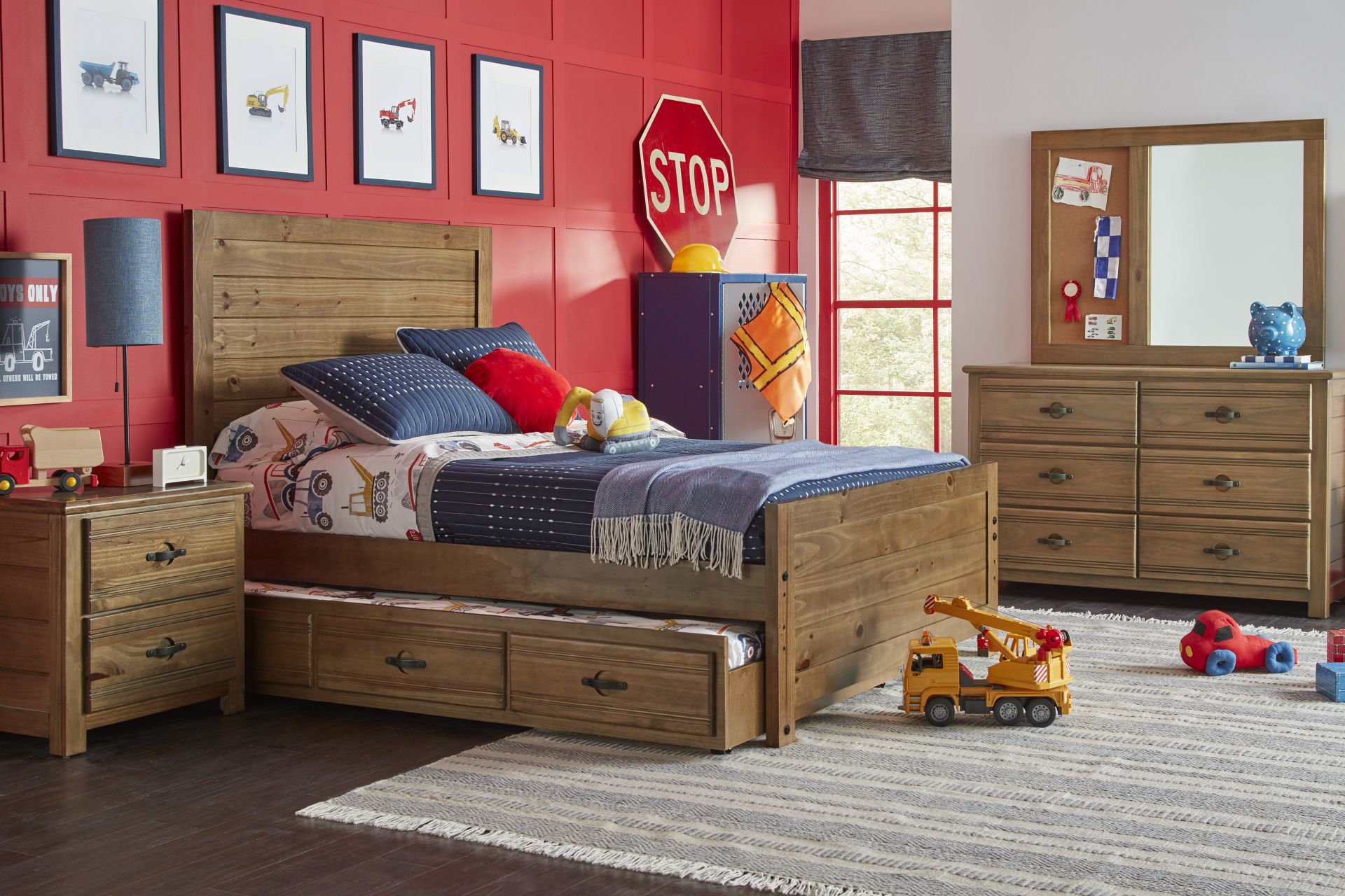 Kids Creekside 2.0 Chestnut Full Panel Bed - Image 2