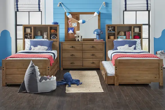 Kids Creekside 2.0 Chestnut Twin Bookcase Bedroom
