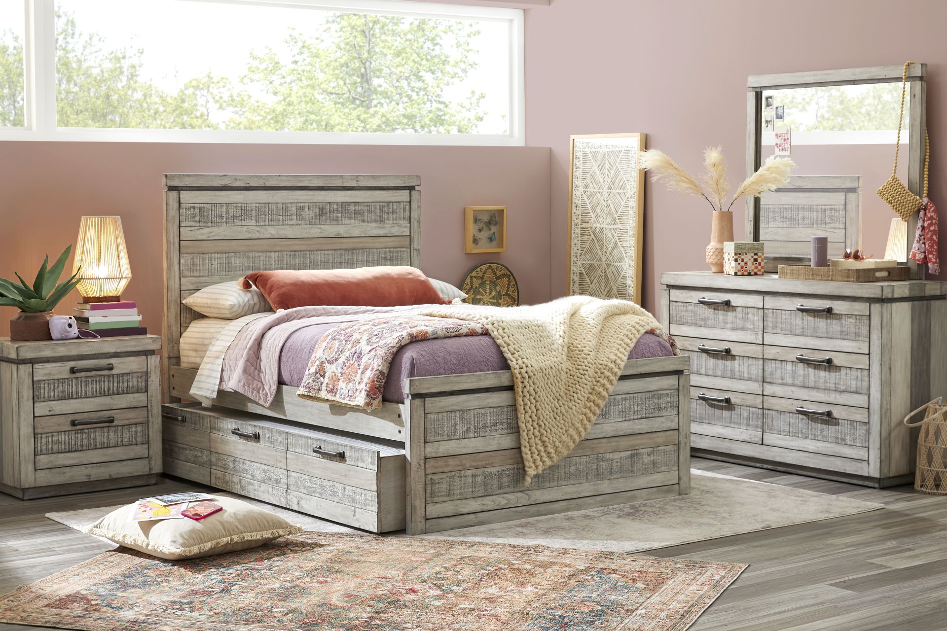 Kids Westover Hills Jr. Reclaimed Gray 5 Pc Full Panel Bedroom - Image 1