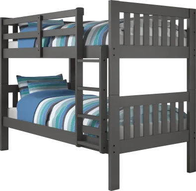 Dashill Gray Twin/Twin Bunk Bed