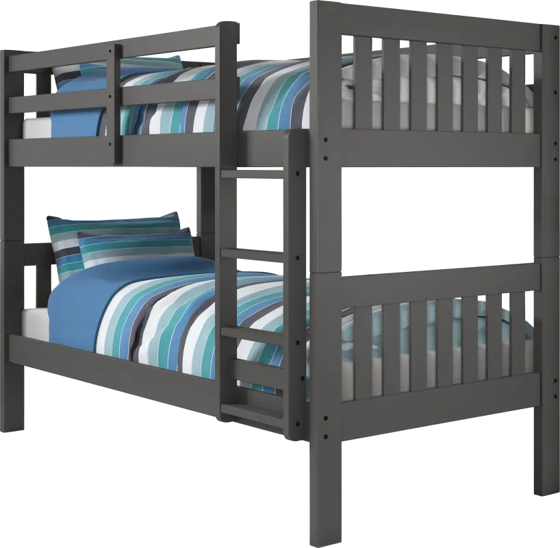 Dashill Gray Twin/Twin Bunk Bed
