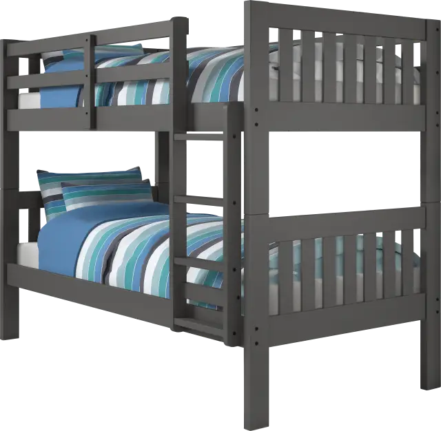 Dashill Gray Twin/Twin Bunk Bed - Thumbnail - Image 4