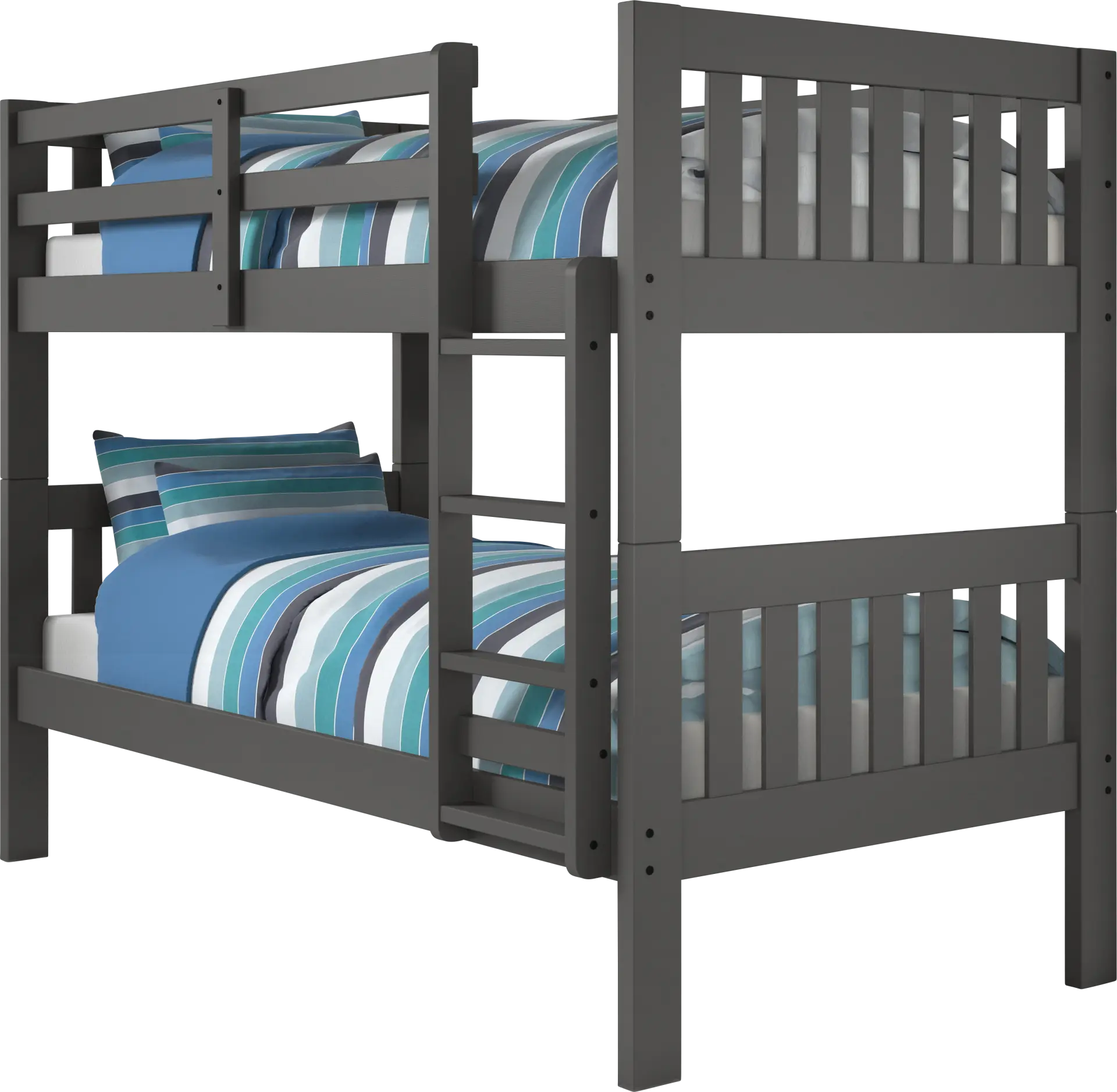Dashill Gray Twin/Twin Bunk Bed