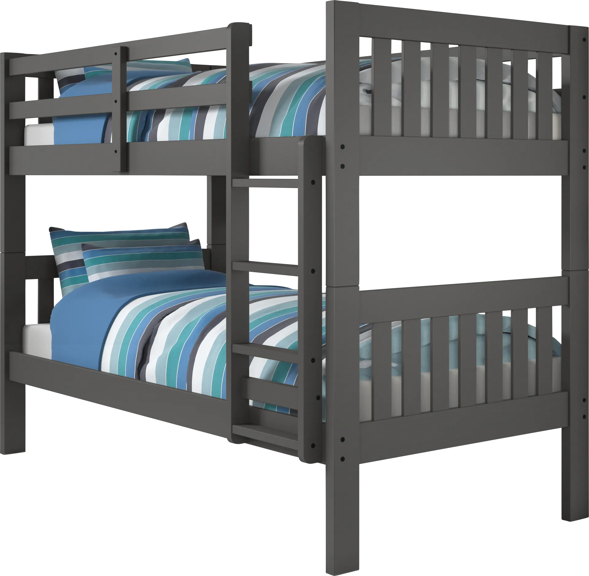 Dashill Gray Twin/Twin Bunk Bed - Image 1