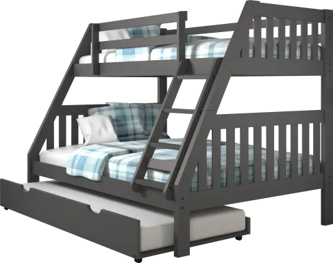 Gus Gray Twin/Full Step Bunk Bed