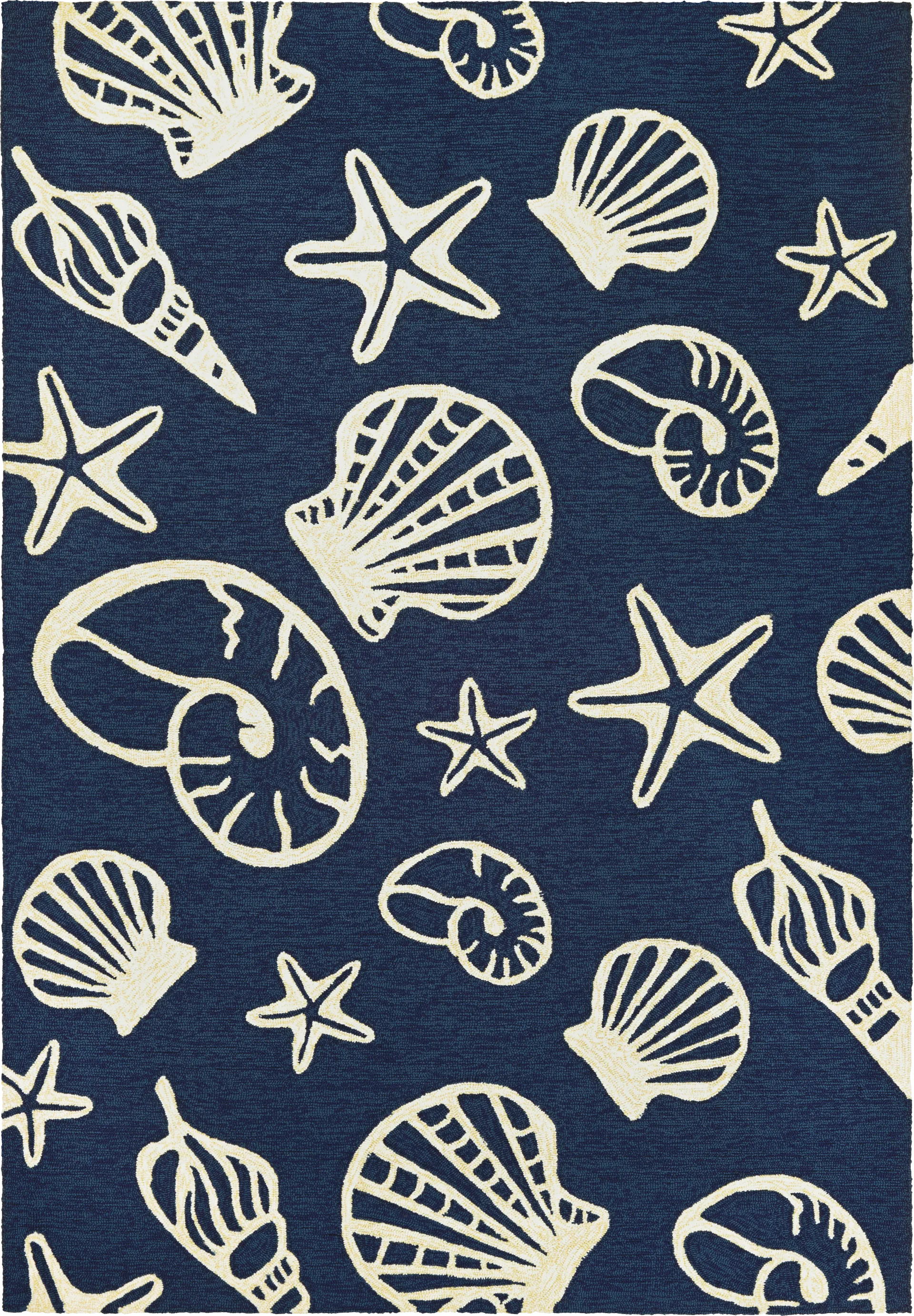 Cardita Blue 8' x 11' Indoor/Outdoor Rug - Image 1
