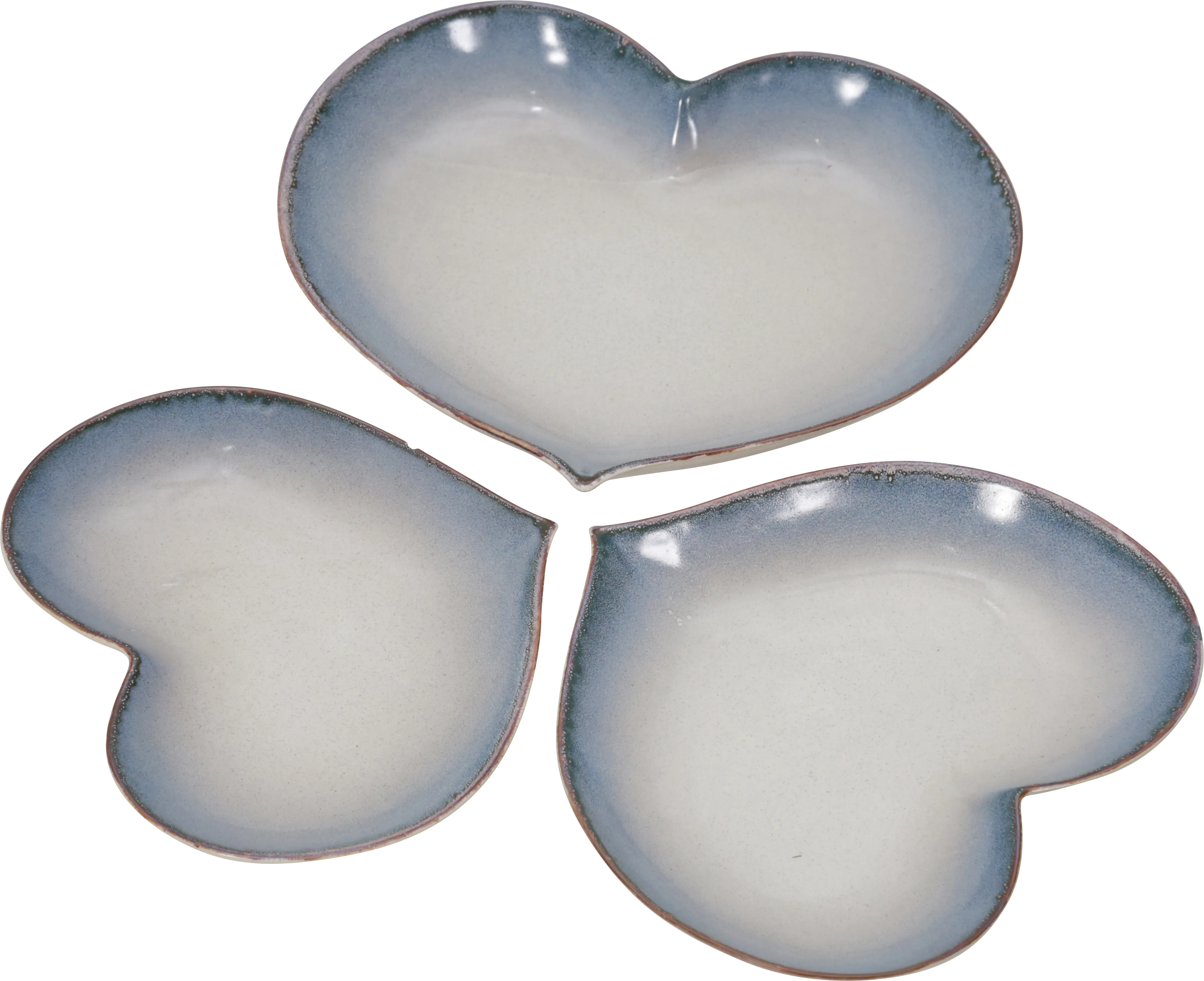 Sumerfern Blue Decorative Plate, Set of 3 - Thumbnail - Image 1