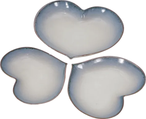 Sumerfern Blue Decorative Plate, Set of 3