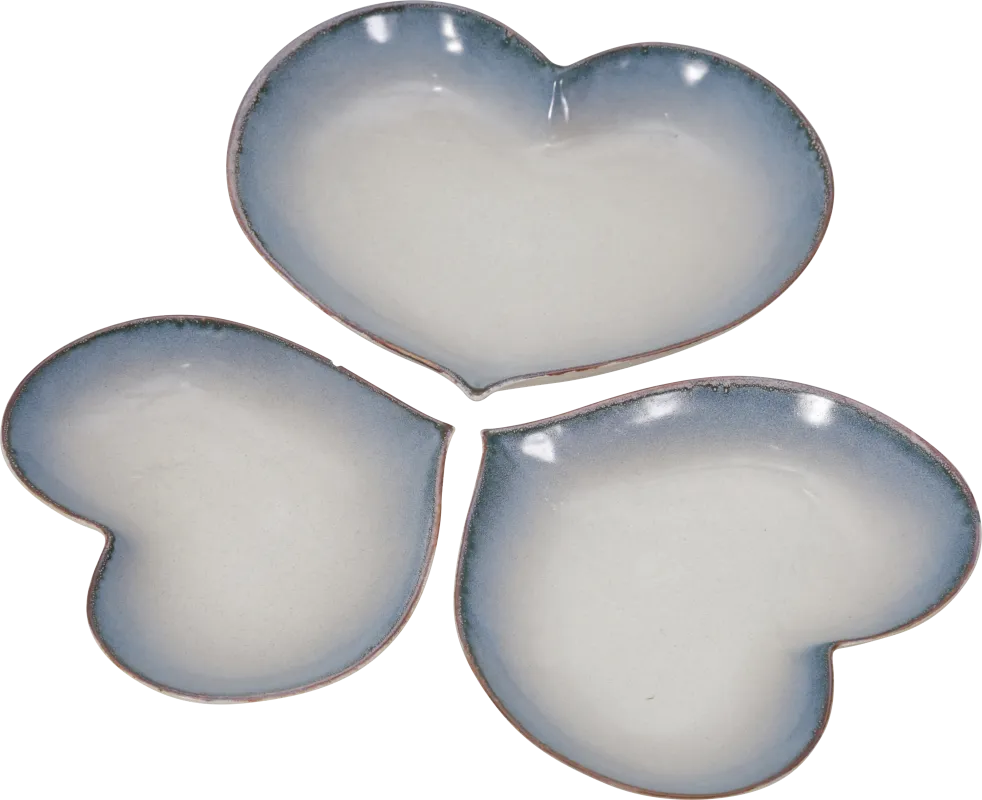 Sumerfern Blue Decorative Plate, Set of 3