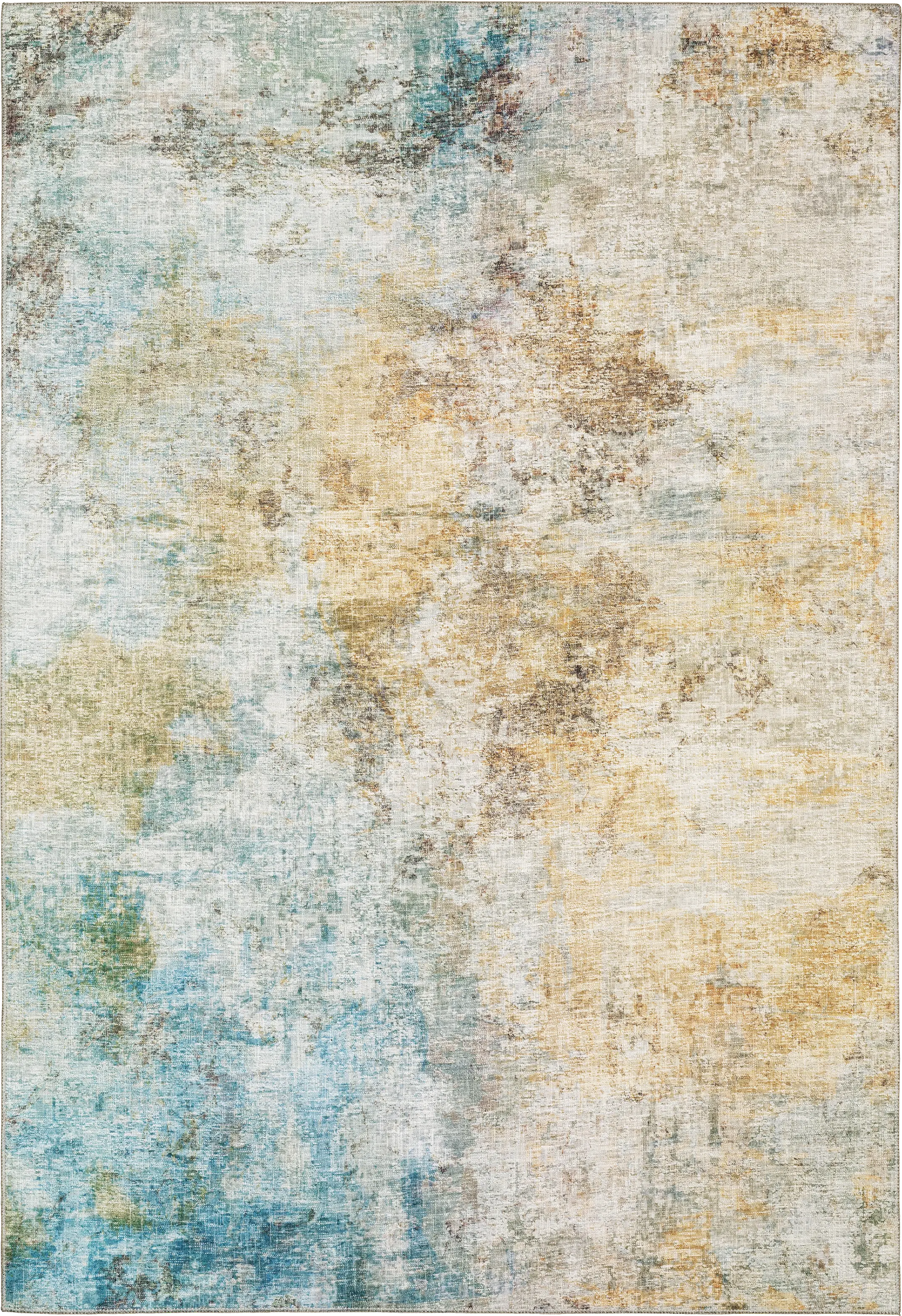 Sulya Yellow 5' x 7' Rug - Thumbnail - Image 1