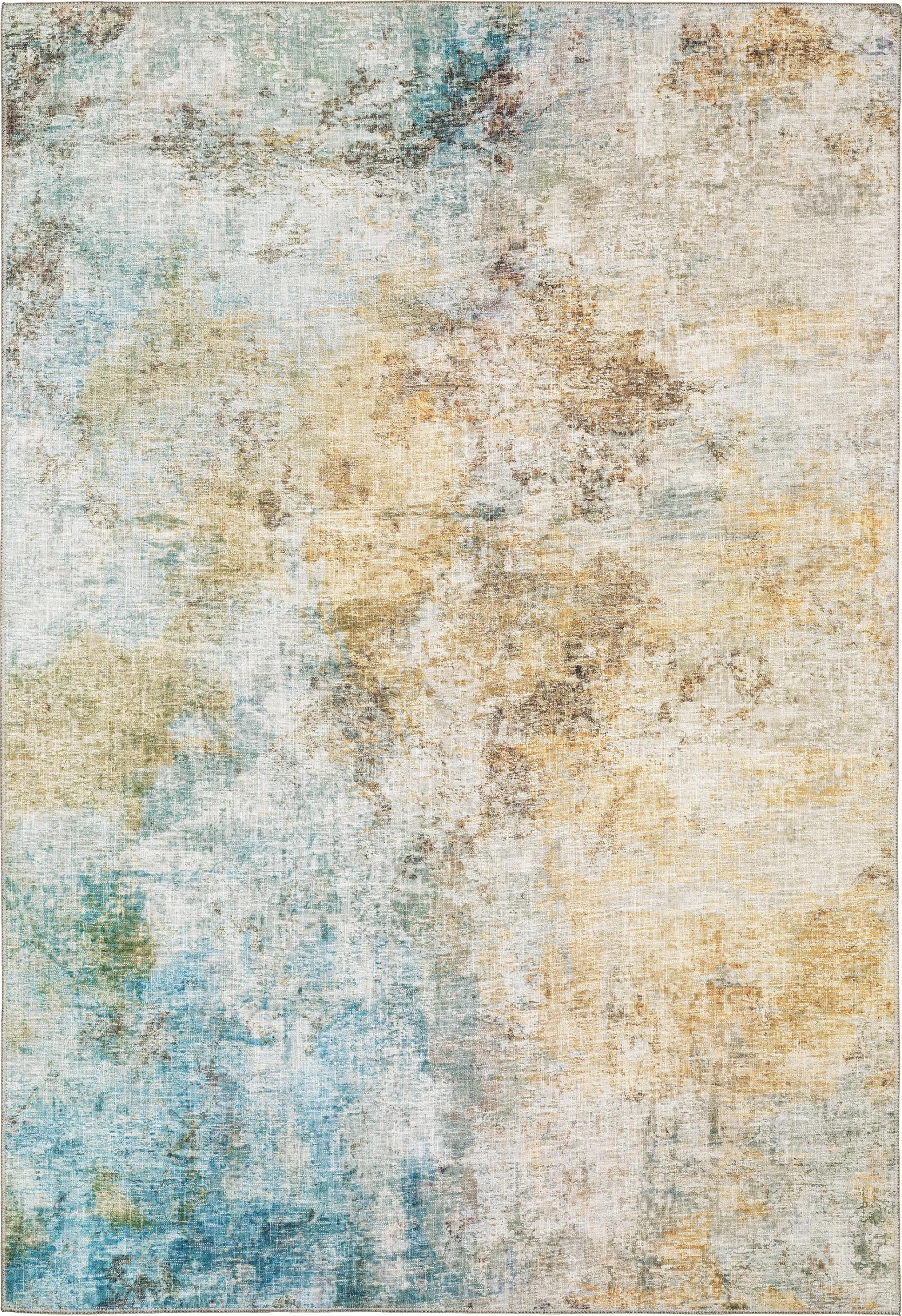 Sulya Yellow 5' x 7' Rug - Image 1
