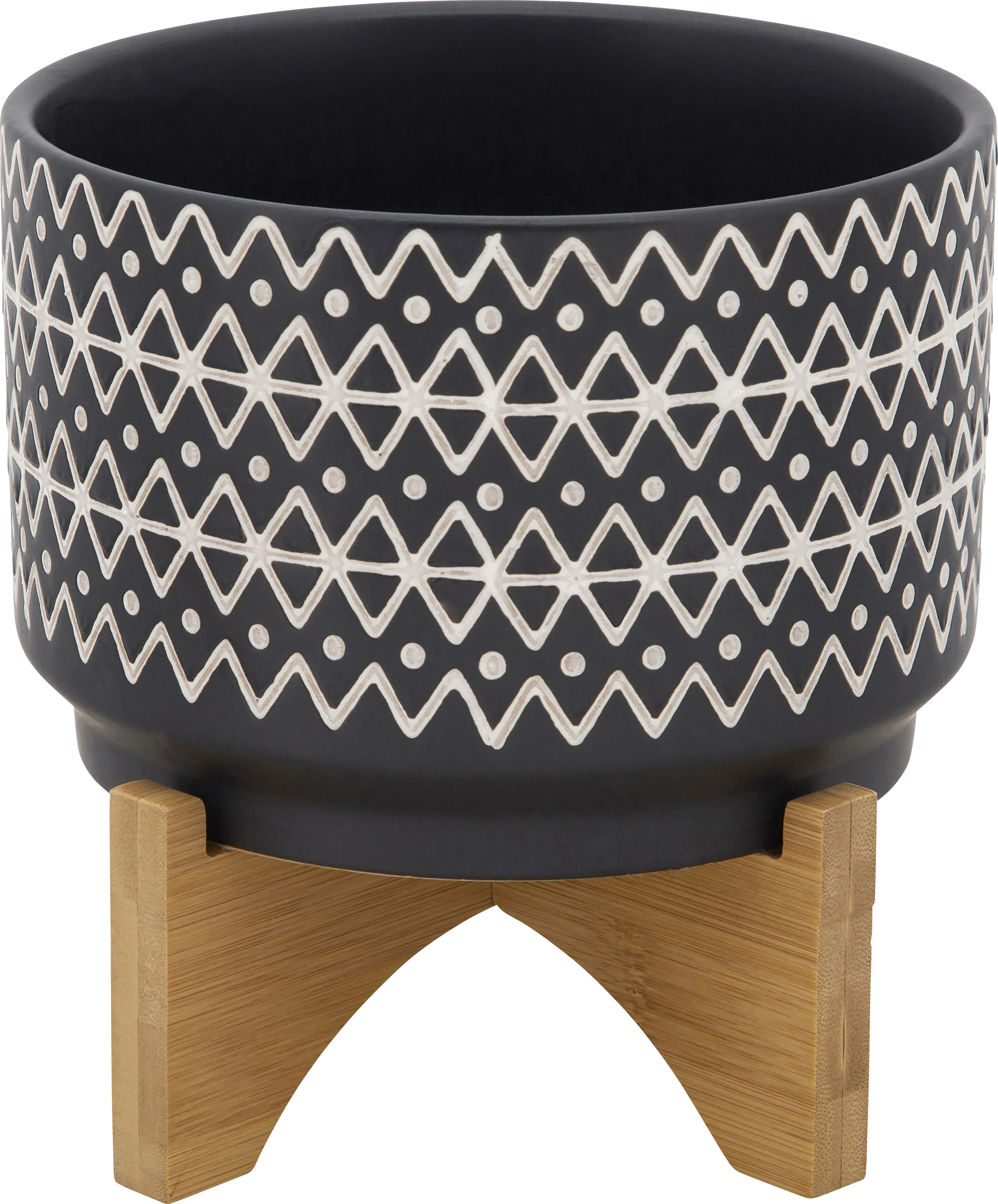 Whimbrell Black Planter - Thumbnail - Image 1