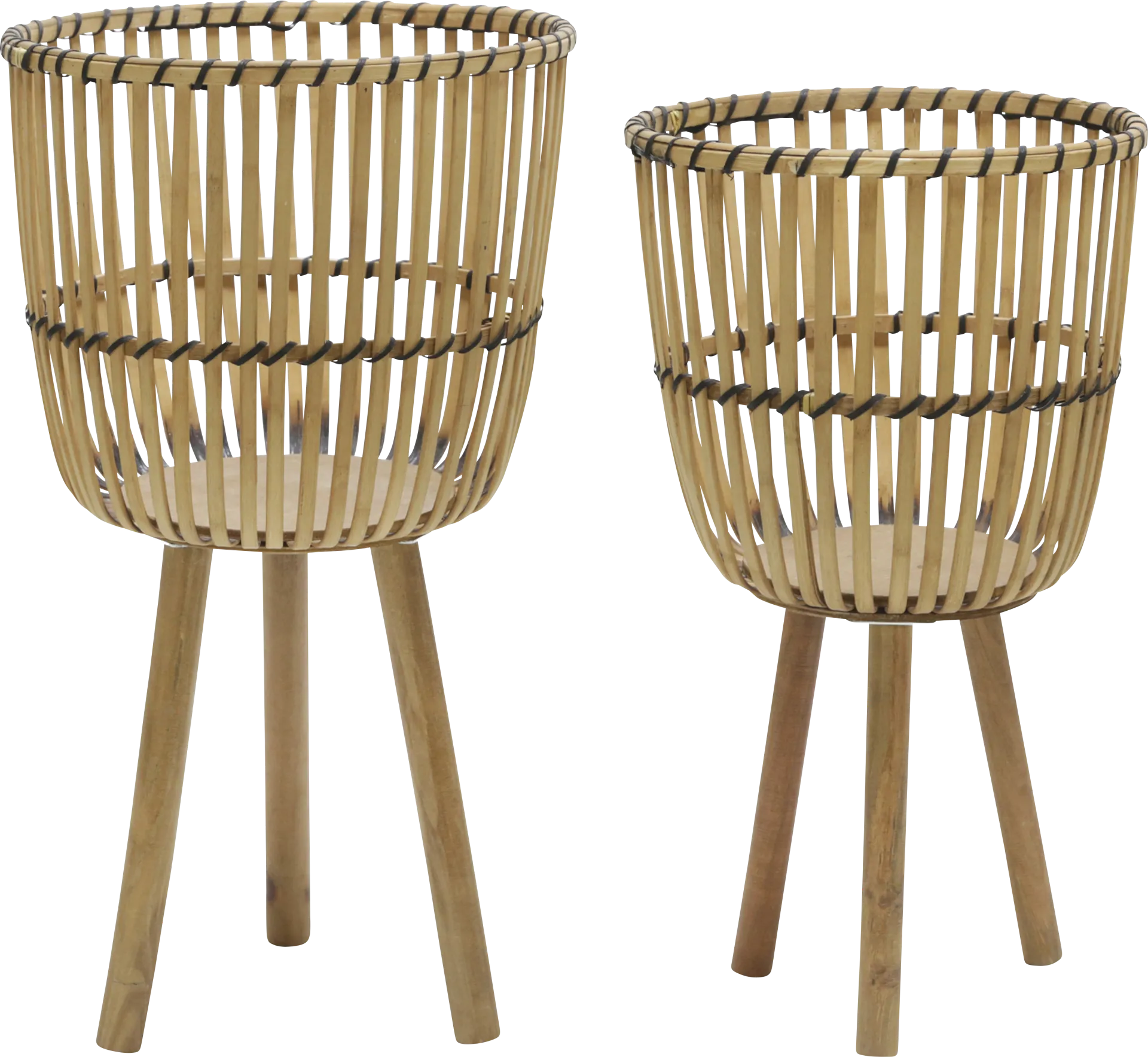 Vesstry Brown Planter, Set of 2 - Image 1