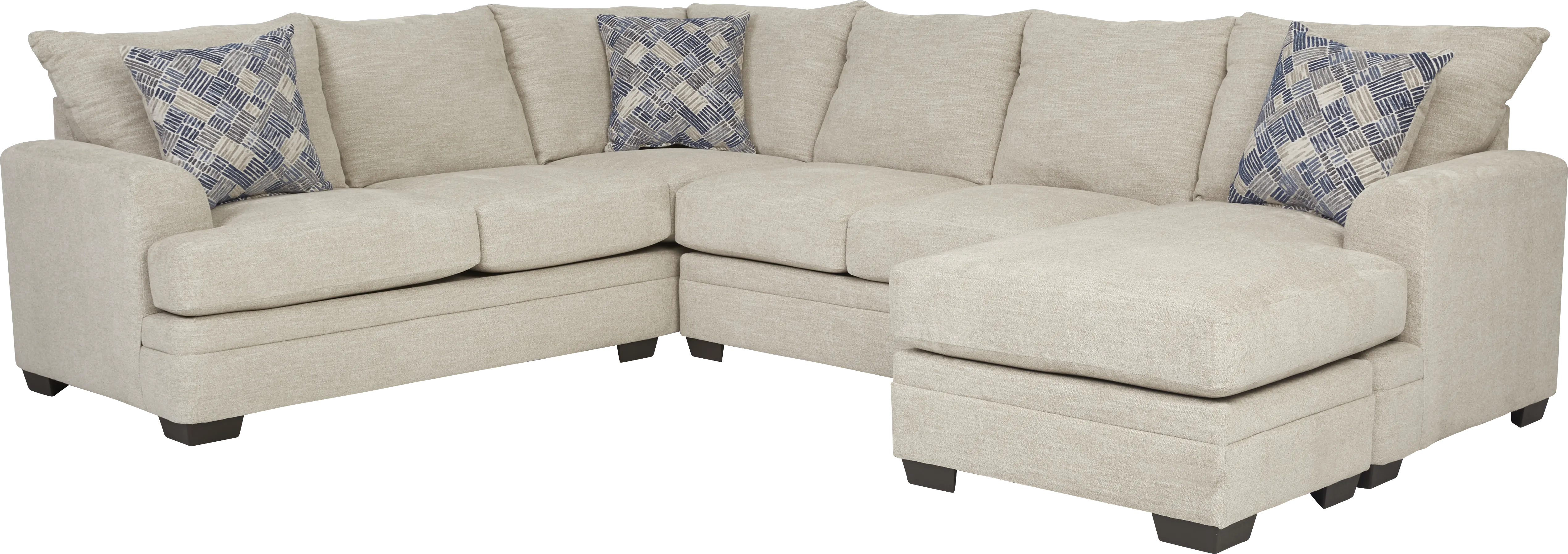 Copley Court Parchment 2 Pc Sectional - Thumbnail - Image 1