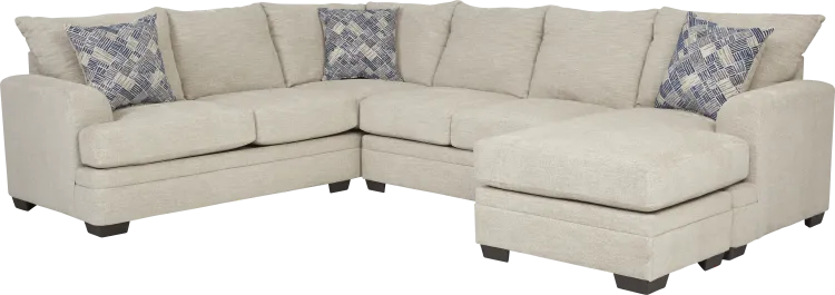 2 pc right arm chaise sectional
