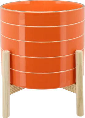 Caliborne Orange Planter