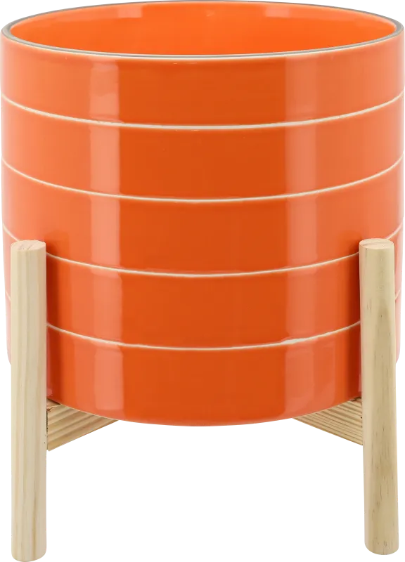 Caliborne Orange Planter