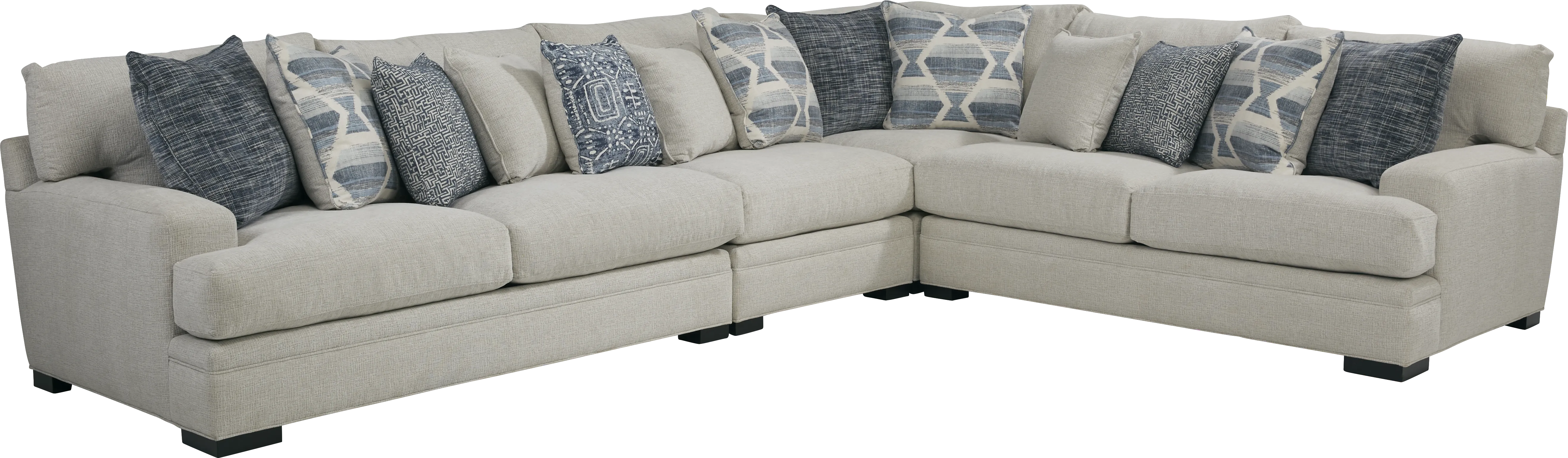Bedford Park Ivory 4 Pc Sectional - Thumbnail - Image 1