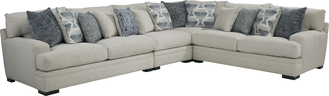 Bedford Park Ivory 4 Pc Sectional