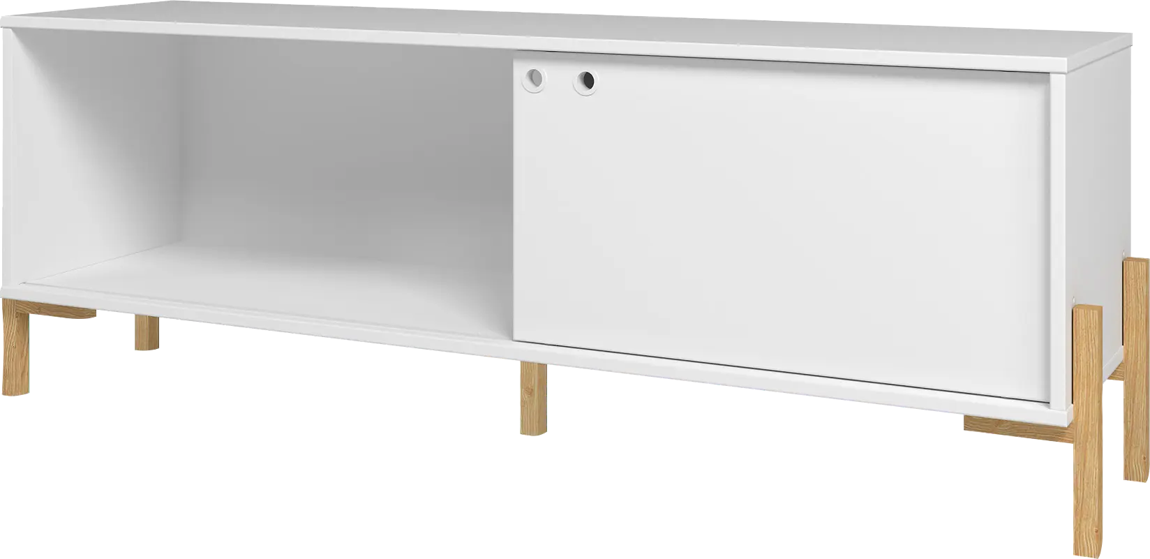 Southmont 55 in. White Console